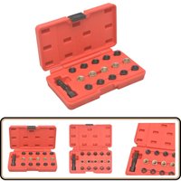 16-tlg. Zündkerzengewinde-Reparatursatz M14×1,25 - Reparaturset - Zündkerzengewinde - Zündkerzenservice - Autowerkstatt - Handwerkertools von VIDAXL