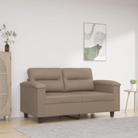 Vidaxl - 2-Sitzer-Sofa Cappuccino-Braun 120 cm Kunstleder von VIDAXL