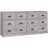 Sideboards 2 Stk. Grau Sonoma Holzwerkstoff Vidaxl von VIDAXL