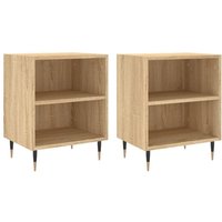 Nachttische 2 Stk. Sonoma-Eiche 40x30x50 cm Holzwerkstoff Vidaxl Nachttische 2 Stk. Sonoma-Eiche 40x30x50 cm Holzwerkstoff Vidaxl von VIDAXL