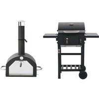 3-in-1 Outdoor-Pizzaofen & Grill Schwarz Vidaxl 3-in-1 Outdoor-Pizzaofen & Grill Schwarz Vidaxl von VIDAXL