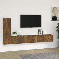 Vidaxl - 3-tlg. TV-Schrank-Set Räuchereiche Holzwerkstoff Vidaxl - 3-tlg. TV-Schrank-Set Räuchereiche Holzwerkstoff von VIDAXL