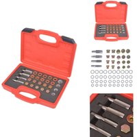Vidaxl - 64-tlg. Reparatursatz Ölablassschrauben M13 M15 M17 M20 - Reparaturset - Ölwechsel - Gewindebohrer - Ölablassschraube - Autowerkzeug von VIDAXL