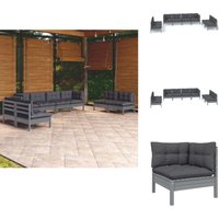 Vidaxl - 8-tlg. Garten-Lounge-Set mit Kissen Kiefer Massivholz - Garten Lounge Set - Kiefernholzmöbel - Outdoor Möbel - Gartenmöbel - Loungesessel Vidaxl - 8-tlg. Garten-Lounge-Set mit Kissen Kiefer Massivholz - Garten Lounge Set - Kiefernholzmöbel - Outdoor Möbel - Gartenmöbel - Loungesessel von VIDAXL
