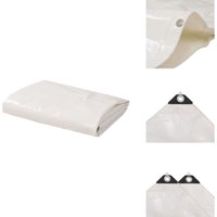 Vidaxl - Abdeckplane 650 g/m² 6x8 m Weiß - Abdeckplane - Plane - Wasserdichter Überzug - Schutzhülle - Outdoor Plane Vidaxl - Abdeckplane 650 g/m² 6x8 m Weiß - Abdeckplane - Plane - Wasserdichter Überzug - Schutzhülle - Outdoor Plane von VIDAXL