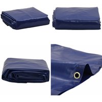 Abdeckplane Blau 5x7 m 650 g/m² - Abdeckplane - Plane - Schutzhülle - Wasserdichte Plane - Wetterfeste Plane - Home & Living von VIDAXL