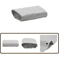 Abdeckplane Grau ø 2,4 m 650 g/m² - Abdeckplane - Planen - Wasserdichte Plane - Wetterfeste Plane - Campingplane Abdeckplane Grau ø 2,4 m 650 g/m² - Abdeckplane - Planen - Wasserdichte Plane - Wetterfeste Plane - Campingplane von VIDAXL