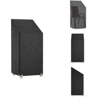 Abdeckung für Gartenstuhl 8 Ösen 65x65x110/150 cm Polyethylen - Gartensitzplatzschutz - Gartenstuhlabdeckung - Wetterfest - Uv-beständig von VIDAXL