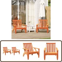 Vidaxl - Adirondack-Gartenstühle 2 Stk. Wachsbraun Massivholz Kiefer Vidaxl - Adirondack-Gartenstühle 2 Stk. Wachsbraun Massivholz Kiefer von VIDAXL