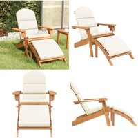 Vidaxl - Adirondack-Gartenstuhl mit Fußstütze Massivholz Akazie - Gartenstuhl - Holz Gartenmöbel - Adirondack Stil - Lounge Chair - Gartenlounge Vidaxl - Adirondack-Gartenstuhl mit Fußstütze Massivholz Akazie - Gartenstuhl - Holz Gartenmöbel - Adirondack Stil - Lounge Chair - Gartenlounge von VIDAXL