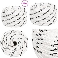 Arbeitsseil Weiß 20 mm 25 m Polyester - Arbeitseil - Polyester Seil - Geflochtenes Seil - Baumarkt Zubehör - Gartenseil - Home & Living Arbeitsseil Weiß 20 mm 25 m Polyester - Arbeitseil - Polyester Seil - Geflochtenes Seil - Baumarkt Zubehör - Gartenseil - Home & Living von VIDAXL