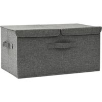 Vidaxl - Aufbewahrungsbox Stoff 50x30x25 cm Anthrazit Anthrazit von BONNEVIE