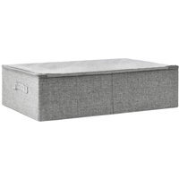 Bonnevie - Aufbewahrungsbox Stoff 70x40x18 cm Grau vidaXL168684 von BONNEVIE