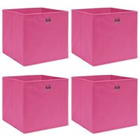 Aufbewahrungsboxen 4 Stk. Rosa 32x32x32 cm Stoff Vidaxl von VIDAXL