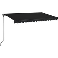 Automatische Markise mit led & Windsensor 400x350 cm Anthrazit Vidaxl von VIDAXL