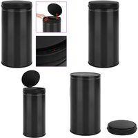 Vidaxl - Automatischer Sensor-Mülleimer 70 l Kohlenstoffstahl Schwarz - Mülleimer - Abfalleimer - Home & Living - Schwarz von VIDAXL