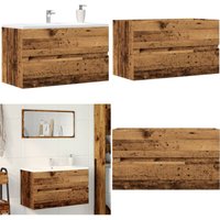 Vidaxl - Bad-Hängeschrank Altholz-Optik 80x38,5x45 cm Holzwerkstoff Vidaxl - Bad-Hängeschrank Altholz-Optik 80x38,5x45 cm Holzwerkstoff von VIDAXL
