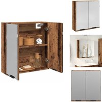 Vidaxl - Bad-Spiegelschrank Altholz-Optik 64x20x66,5 cm Holzwerkstoff - Spiegelschrank - Spiegelschränke - Badschrank Mit Spiegel - Wandschrank Mit Vidaxl - Bad-Spiegelschrank Altholz-Optik 64x20x66,5 cm Holzwerkstoff - Spiegelschrank - Spiegelschränke - Badschrank Mit Spiegel - Wandschrank Mit von VIDAXL