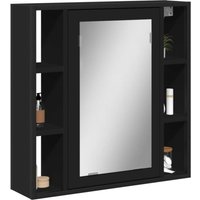 Vidaxl - Bad-Spiegelschrank Schwarz 60x16x60 cm Holzwerkstoff Vidaxl - Bad-Spiegelschrank Schwarz 60x16x60 cm Holzwerkstoff von VIDAXL