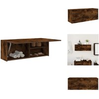 Vidaxl - Bad-Wandschrank Räuchereiche 80x25x30 cm Holzwerkstoff - Bad-Wandschrank - Bad-Wandschränke - Bad-Hängeschrank - Hängeschrank Bad Vidaxl - Bad-Wandschrank Räuchereiche 80x25x30 cm Holzwerkstoff - Bad-Wandschrank - Bad-Wandschränke - Bad-Hängeschrank - Hängeschrank Bad von VIDAXL