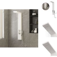 Vidaxl - Badewannen- & Duschdüsen - Living Duschpaneel-System Aluminium Weiß Vidaxl - Badewannen- & Duschdüsen - Living Duschpaneel-System Aluminium Weiß von VIDAXL
