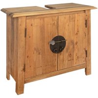 Badezimmer-Unterschrank Massivholz Kiefer 70x32x63 cm - Vidaxl Badezimmer-Unterschrank Massivholz Kiefer 70x32x63 cm - Vidaxl von VIDAXL