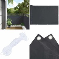 Vidaxl - Balkon-Sichtschutz Anthrazit 300x90 cm pvc - Balkon Sichtschutz - pvc Sichtschutz - Wetterfest - uv Schutz - Gardinenvorhang - Home & Living Vidaxl - Balkon-Sichtschutz Anthrazit 300x90 cm pvc - Balkon Sichtschutz - pvc Sichtschutz - Wetterfest - uv Schutz - Gardinenvorhang - Home & Living von VIDAXL