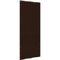 Bonnevie - Balkon-Sichtschutz,Balkonverkleidung Braun 100x240 cm Oxford-Gewebe vidaXL von BONNEVIE