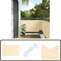 Vidaxl - Balkon-Sichtschutz Creme 800x120 cm pvc - Balkon Sichtschutz - pvc Sichtschutz - Sonnenschutz Balkon - Windschutz Balkon - Privatsphäre Vidaxl - Balkon-Sichtschutz Creme 800x120 cm pvc - Balkon Sichtschutz - pvc Sichtschutz - Sonnenschutz Balkon - Windschutz Balkon - Privatsphäre von VIDAXL