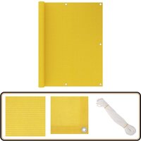 Vidaxl - Balkon-Sichtschutz Gelb 120x600 cm hdpe - Balkon Sichtschutz - hdpe Sichtschutz - Gelber Sichtschutz - Windsichtbarer Sichtschutz - uv Schutz Vidaxl - Balkon-Sichtschutz Gelb 120x600 cm hdpe - Balkon Sichtschutz - hdpe Sichtschutz - Gelber Sichtschutz - Windsichtbarer Sichtschutz - uv Schutz von VIDAXL