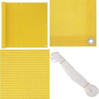 Vidaxl - Balkon-Sichtschutz Gelb 90x500 cm hdpe - Balkon Sichtschutz - Gelber Balkonvorhang - hdpe Sichtschutz - Windsack Für Balkon - uv Beständiger Vidaxl - Balkon-Sichtschutz Gelb 90x500 cm hdpe - Balkon Sichtschutz - Gelber Balkonvorhang - hdpe Sichtschutz - Windsack Für Balkon - uv Beständiger von VIDAXL