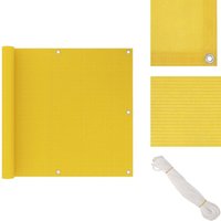 Vidaxl - Balkon-Sichtschutz Gelb 90x500 cm hdpe - Balkon Sichtschutz - Gelber Balkonvorhang - hdpe Sichtschutz - Windsack Für Balkon - uv Beständiger Vidaxl - Balkon-Sichtschutz Gelb 90x500 cm hdpe - Balkon Sichtschutz - Gelber Balkonvorhang - hdpe Sichtschutz - Windsack Für Balkon - uv Beständiger von VIDAXL