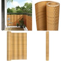 Vidaxl - Balkon-Sichtschutz Hellbraun 300x80 cm Poly Rattan - Balkon Sichtschutz - Sichtschutz Für Balkon - Privacy Screen - Gartenzäune - Rankgitter Vidaxl - Balkon-Sichtschutz Hellbraun 300x80 cm Poly Rattan - Balkon Sichtschutz - Sichtschutz Für Balkon - Privacy Screen - Gartenzäune - Rankgitter von VIDAXL