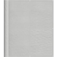 Vidaxl - Balkon-Sichtschutz Hellgrau 120x300 cm 100 % Polyester-Oxford von VIDAXL