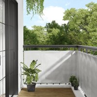 Balkon-Sichtschutz Hellgrau 90x400 cm 100 % Polyester-Oxford Vidaxl 468907 von VIDAXL