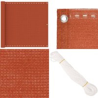 Vidaxl - Balkon-Sichtschutz Orange 90x400 cm hdpe - Balkon Sichtschutz - hdpe Sichtschutz - Sonnenschutz Balkon - pvc Sichtschutz - Winddurchlässiger Vidaxl - Balkon-Sichtschutz Orange 90x400 cm hdpe - Balkon Sichtschutz - hdpe Sichtschutz - Sonnenschutz Balkon - pvc Sichtschutz - Winddurchlässiger von VIDAXL