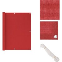 Vidaxl - Balkon-Sichtschutz Rot 120x400 cm hdpe - Balkon Sichtschutz - hdpe Sichtschutz - Sonnenschutz Balkon - Windschild Für Balkon - Privacy Vidaxl - Balkon-Sichtschutz Rot 120x400 cm hdpe - Balkon Sichtschutz - hdpe Sichtschutz - Sonnenschutz Balkon - Windschild Für Balkon - Privacy von VIDAXL