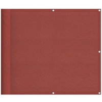 Vidaxl - Balkon-Sichtschutz Terrakotta 90x800 cm 100 % Polyester-Oxford von VIDAXL