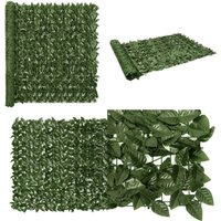 Vidaxl - Balkon-Sichtschutz mit Dunkelgrünen Blättern 400x150 cm - Balkon Sichtschutz - Gartensichtschutz - Windschutz - uv Schutz - Privacy Screen Vidaxl - Balkon-Sichtschutz mit Dunkelgrünen Blättern 400x150 cm - Balkon Sichtschutz - Gartensichtschutz - Windschutz - uv Schutz - Privacy Screen von VIDAXL