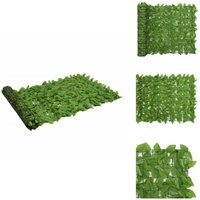 Vidaxl - Balkon-Sichtschutz mit Grünen Blättern 200x100 cm - Balkon Sichtschutz - Blätter Sichtschutz - Garten Sichtschutz - Privatsphäre Schutz von VIDAXL