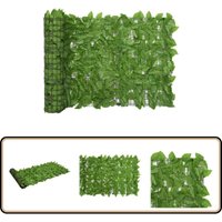 Vidaxl - Balkon-Sichtschutz mit Grünen Blättern 400x75 cm - Balkon Sichtschutz - Gartensichtschutz - Windschutz - uv Schutz - Privacy Screen Vidaxl - Balkon-Sichtschutz mit Grünen Blättern 400x75 cm - Balkon Sichtschutz - Gartensichtschutz - Windschutz - uv Schutz - Privacy Screen von VIDAXL