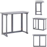 Balkontisch Klappbar 90x50x74 cm Massivholz Akazie - Klapptisch - Gartenmöbel - Balkontisch - Esszimmertisch - Holzmöbel von VIDAXL