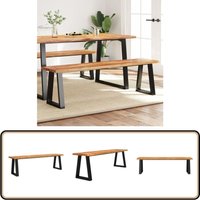 Vidaxl - Bank Baumkante 160 cm Massivholz Akazie - Esstischbank - Holzbank - Flurbank - Akasienholzbänkchen - Wohnzimmersitzplatz von VIDAXL