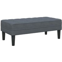 Vidaxl - Bank Dunkelgrau 113 x 57 x 39 cm Samt von VIDAXL