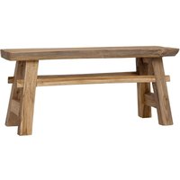 Vidaxl - Bank Gemischtes Altholz und Massivholz Teak 100x28x43 cm von VIDAXL