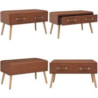 Vidaxl - Bank mit Schubladen 80 cm Braun Kunstleder - Sitzbank - Wohnzimmerbank - Kommode - Stauraumbank - Möbel Für Wohnzimmer - Home & Living Vidaxl - Bank mit Schubladen 80 cm Braun Kunstleder - Sitzbank - Wohnzimmerbank - Kommode - Stauraumbank - Möbel Für Wohnzimmer - Home & Living von VIDAXL