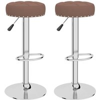 Barhocker 2 Stk. Braun Stoff Vidaxl Barhocker 2 Stk. Braun Stoff Vidaxl von VIDAXL