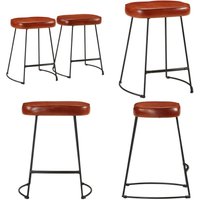 Vidaxl - Barhocker 2 Stk. Dunkelbraun 40x29,5x53 cm - Barhocker - Sitzhocker - Küchentischsessel - Wohnzimmerhocker - Designerhocker - Home & Living von VIDAXL