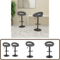 Vidaxl - Barhocker 2 Stk. Dunkelgrau Samt - Samt Sessel - Barhocker Grau - Esszimmerstühle - Hochwertige Barhocker - Drehbare Barhocker Vidaxl - Barhocker 2 Stk. Dunkelgrau Samt - Samt Sessel - Barhocker Grau - Esszimmerstühle - Hochwertige Barhocker - Drehbare Barhocker von VIDAXL