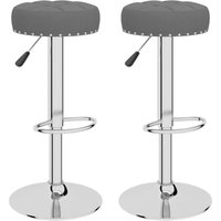 Barhocker 2 Stk. Dunkelgrau Stoff Vidaxl Barhocker 2 Stk. Dunkelgrau Stoff Vidaxl von VIDAXL